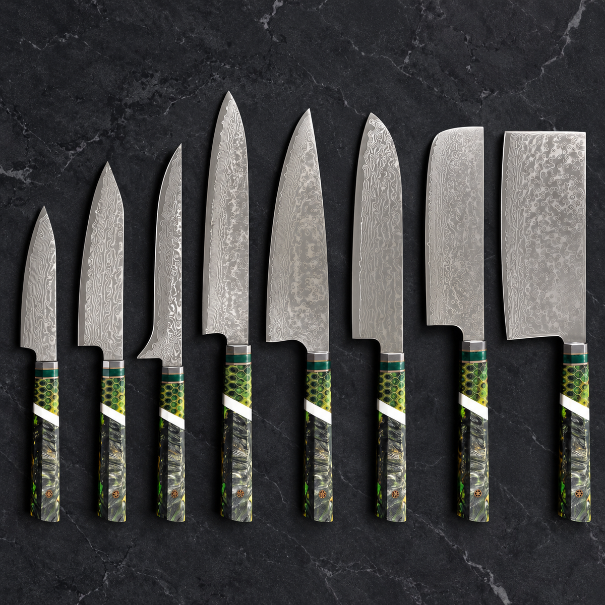 Midoriha 9-Piece Knife Set