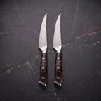 Tsubame 2-Piece Steak Knife Set, Burgundy Burl