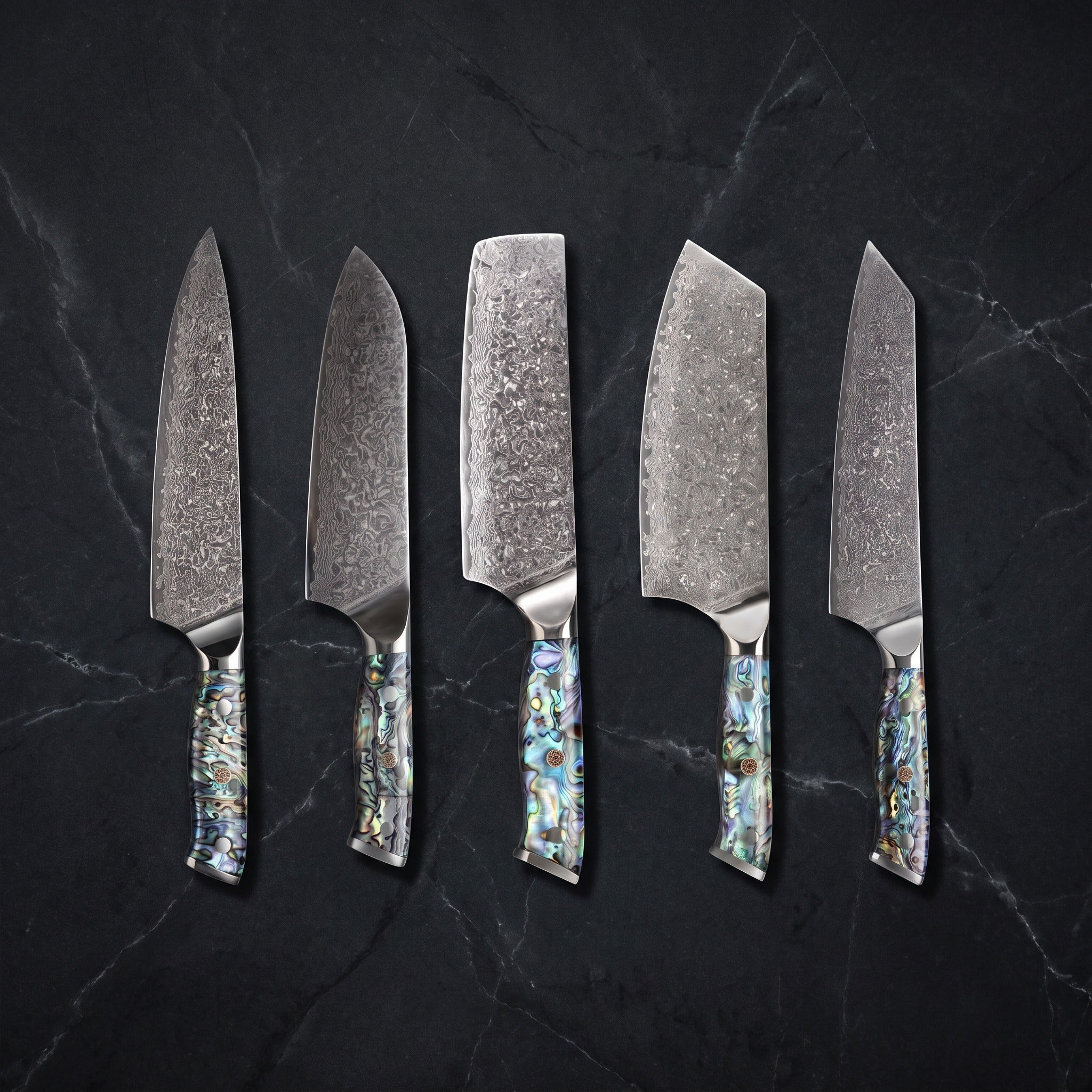Shirogane Knife Set - set hero
