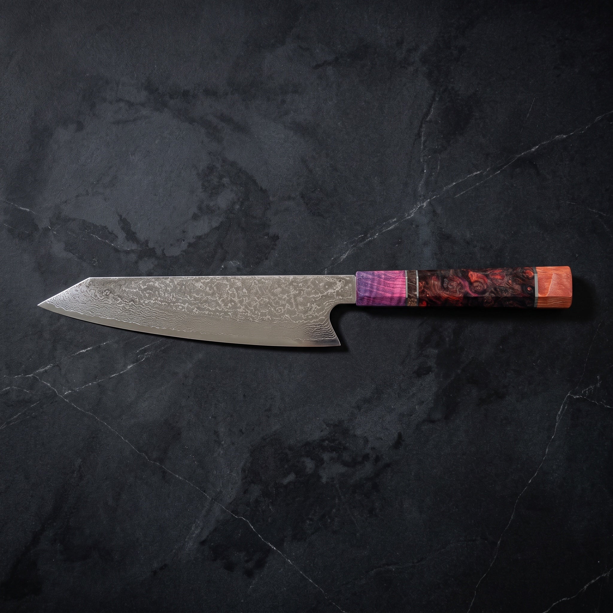 Kirameki Kiritsuke Chef-Slicer Knife - side