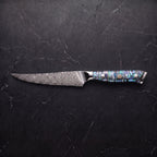 Yakou Steak Knife, Green Abalone
