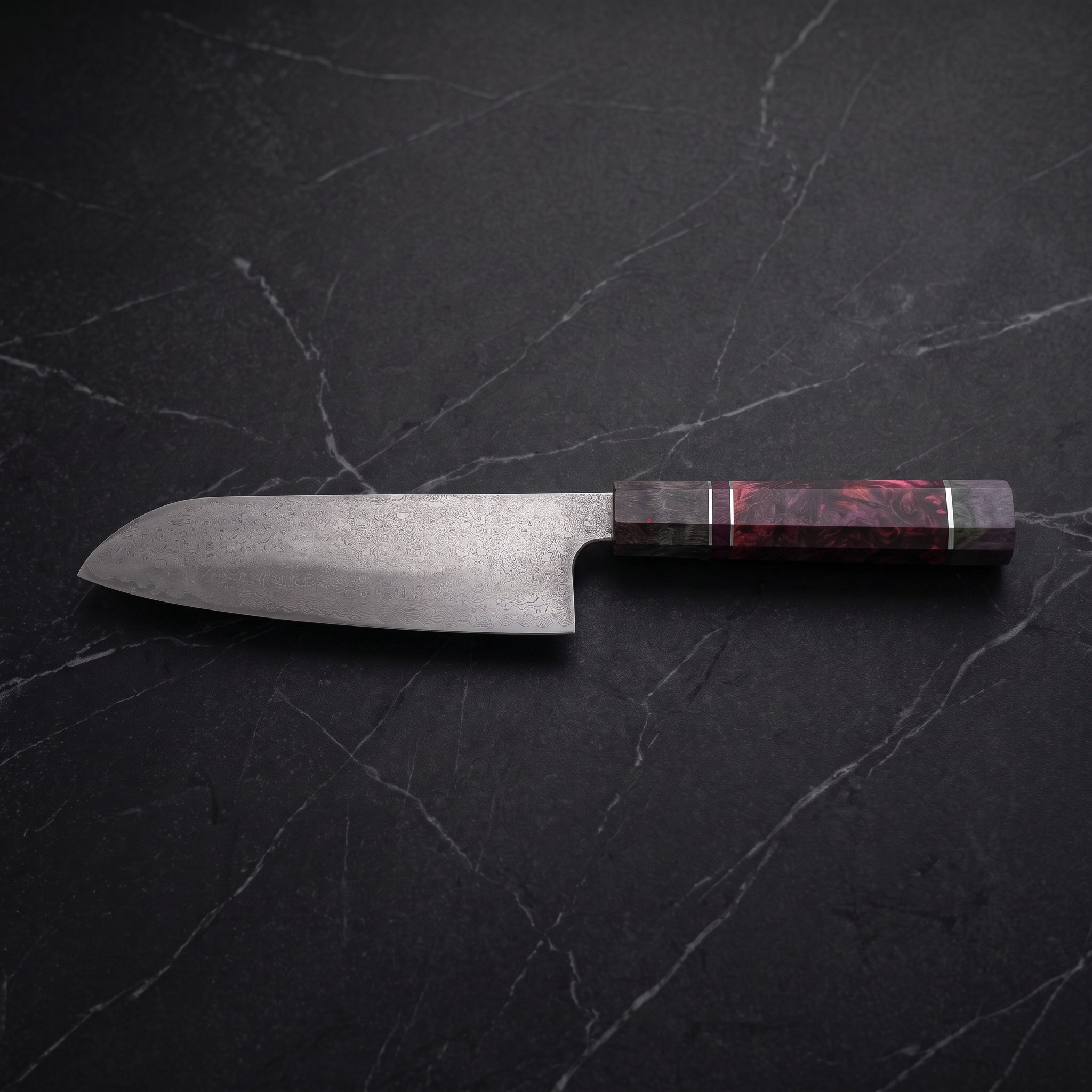 Kirameki Santoku All-Purpose Knife - side