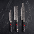 Akabachi Knife Trio (Gyuto, Nakiri & Utility)