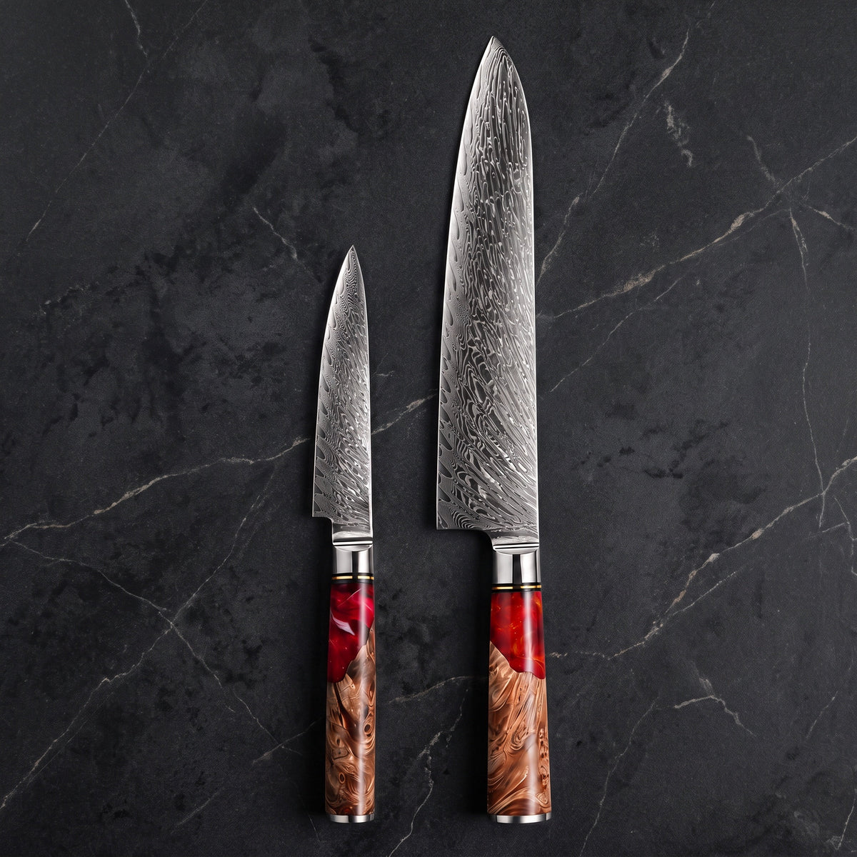 Akaneha Knife Duo (Gyuto & Petty)