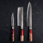 Akaneha Knife Trio (Gyuto, Nakiri & Petty)