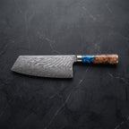 Amagiri Cleaver Knife – on the board