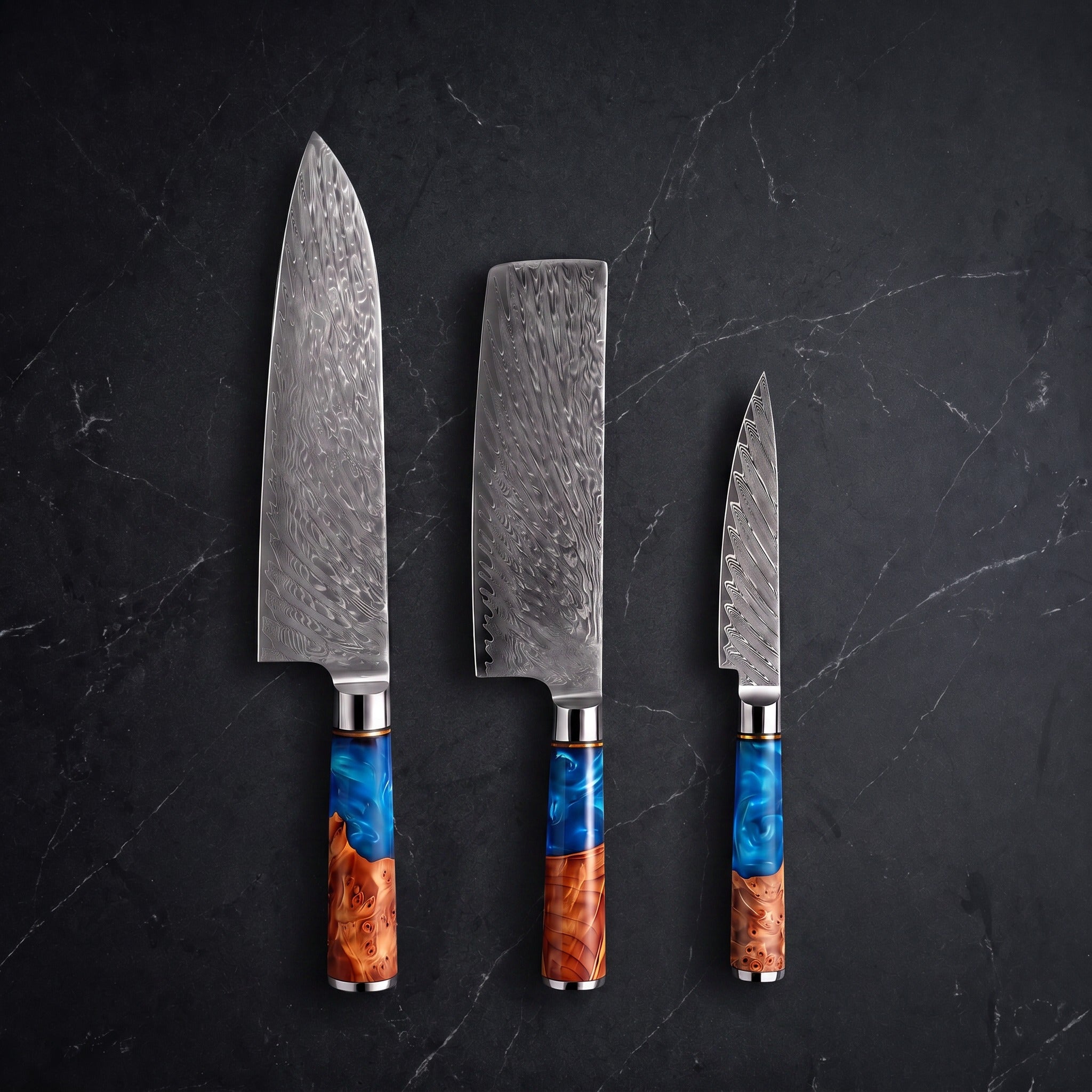 Amagiri Knife Trio (Gyuto, Nakiri & Petty) · hero