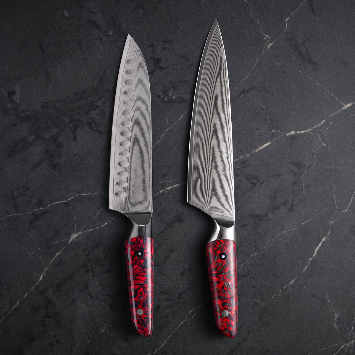 Benikage Knife Duo (Gyuto & Santoku)