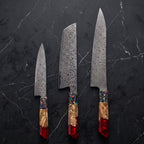 Benitsuki Knife Trio (Gyuto, Nakiri & Utility)