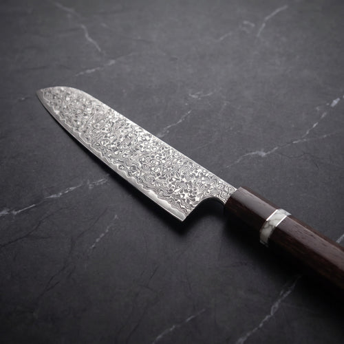 Botan Santoku All-Purpose Knife – blade detail