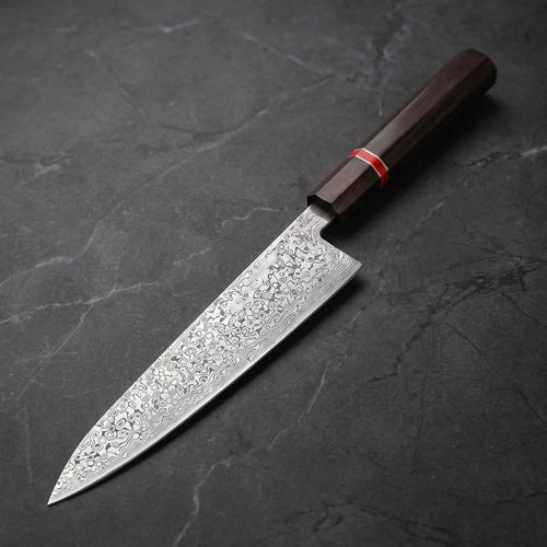 Byakko Gyuto Chef Knife, Red Handle
