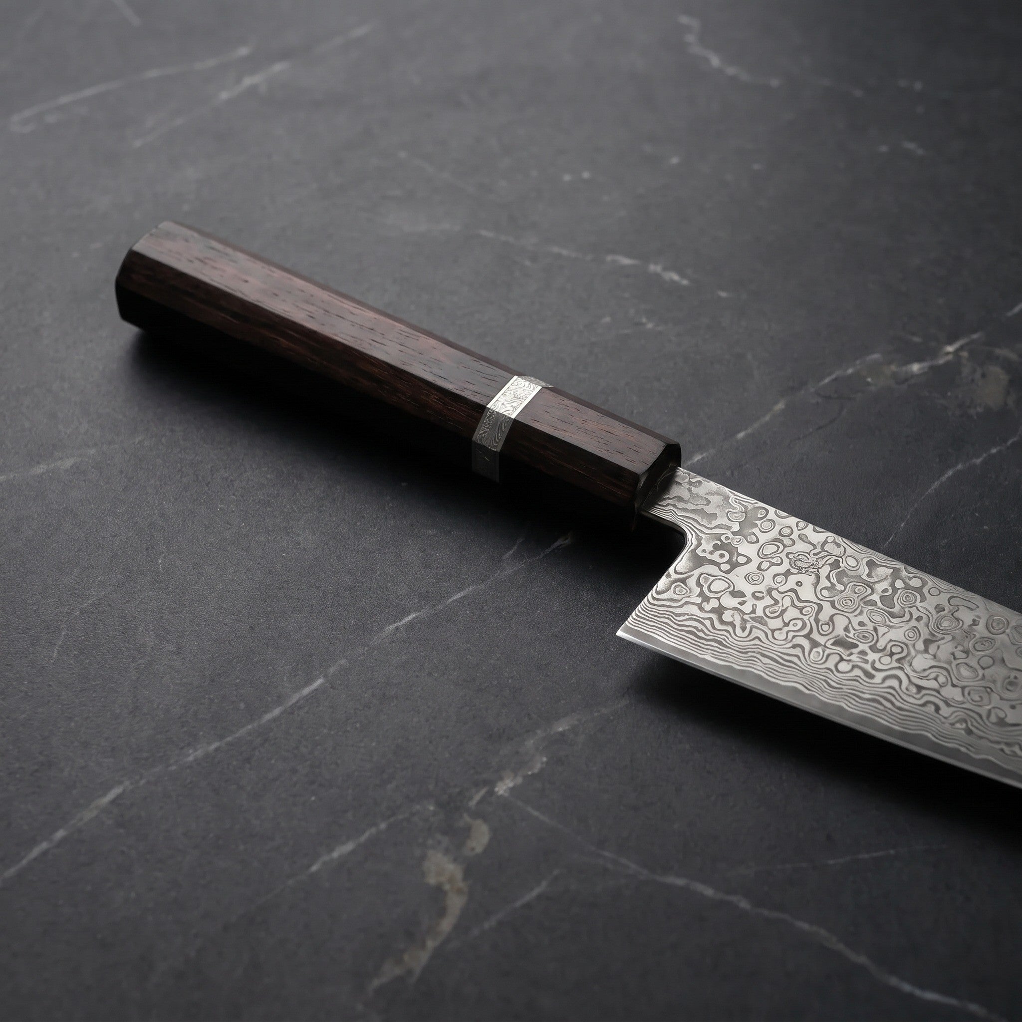 Byakko Gyuto Chef Knife, White Handle – handle