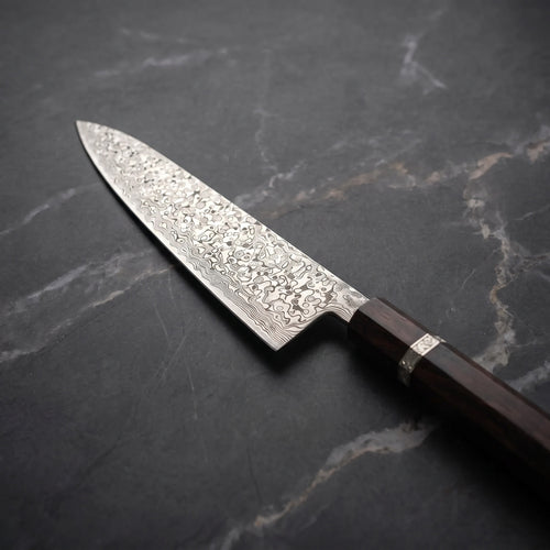 Byakko Gyuto Chef Knife, White Handle – blade detail