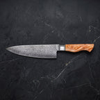 Fubuki Gyuto Chef Knife – on the board