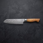 Fubuki Santoku All-Purpose Knife – on the board