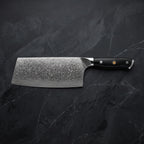 Genbu Cleaver Knife – on the board