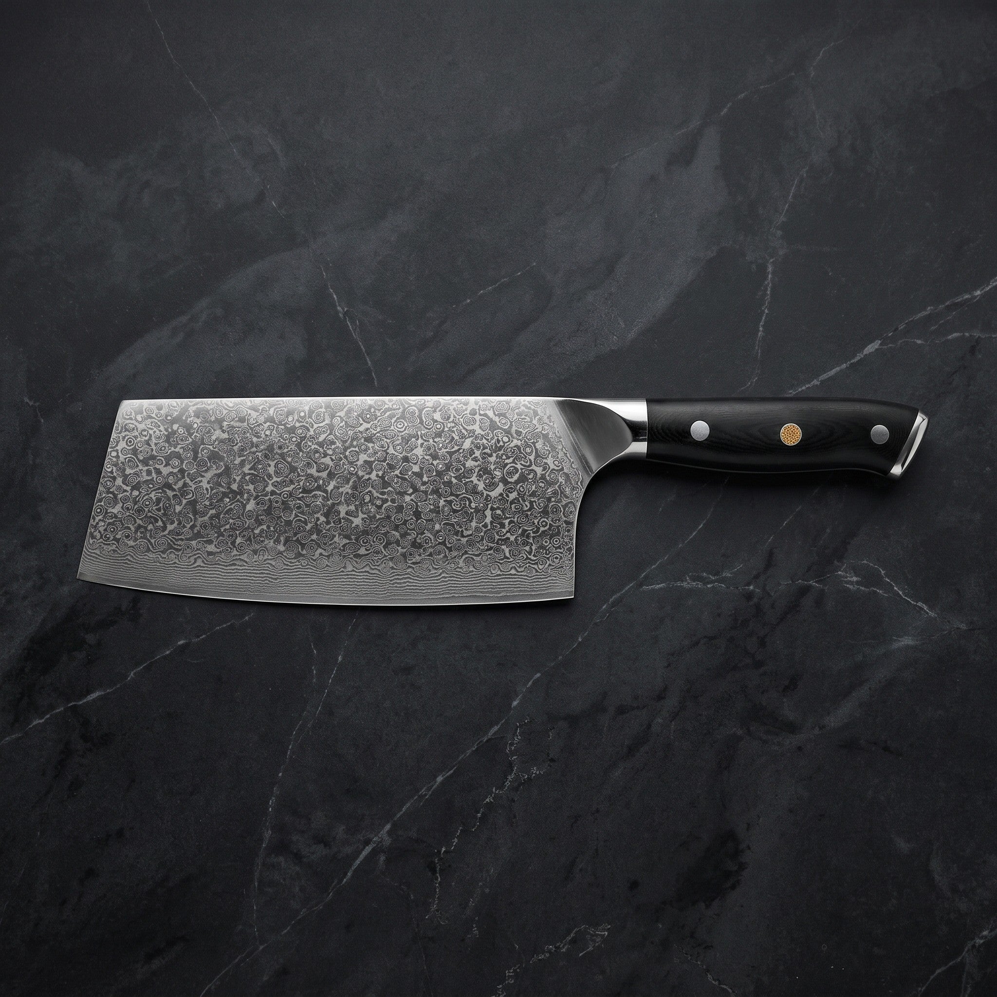 Genbu Cleaver Knife – on the board