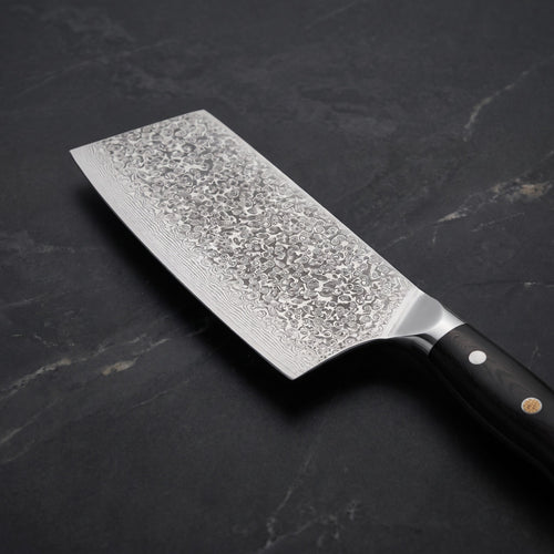 Genbu Cleaver Knife – blade detail