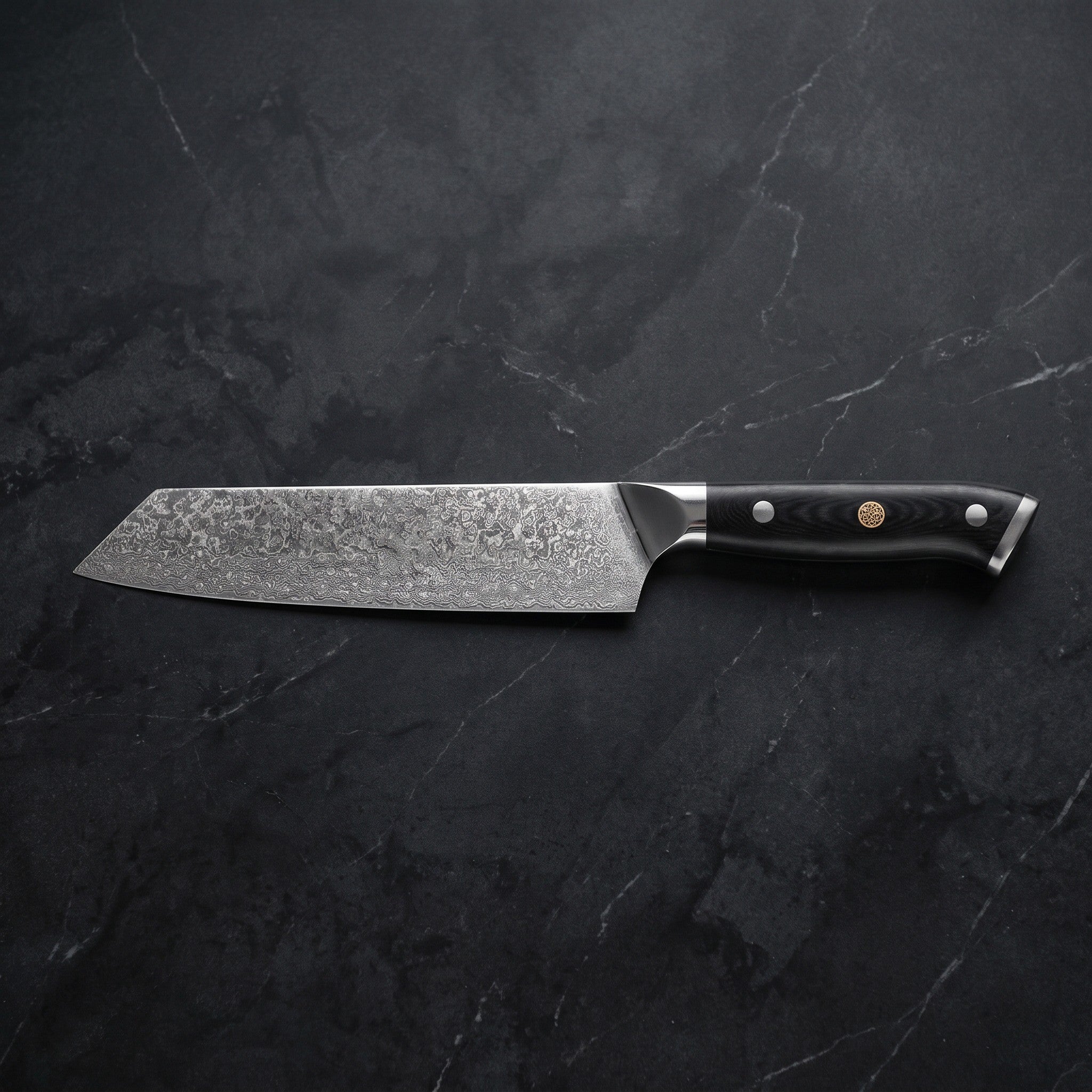 Genbu Kiritsuke Chef-Slicer Knife – on the board