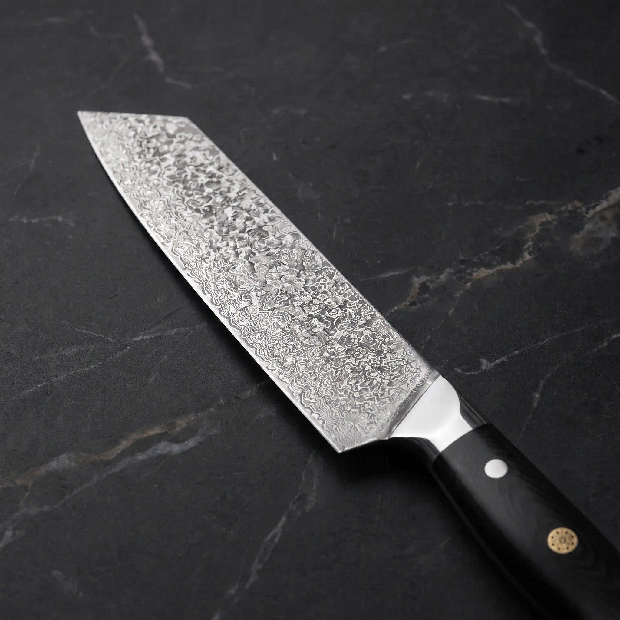 Genbu Kiritsuke Chef-Slicer Knife – blade detail