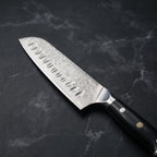 Genbu Santoku All-Purpose Knife – blade detail