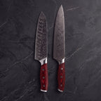 Hiiro Knife Duo (Gyuto & Santoku)