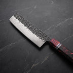 Hoshikage Nakiri Vegetable Knife – blade detail