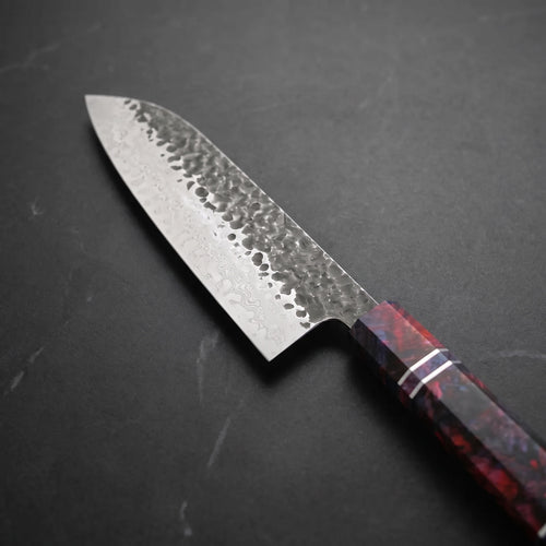 Hoshikage Santoku All-Purpose Knife – blade detail