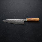 Isshin Gyuto Chef Knife – on the board