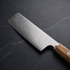 Isshin Nakiri Vegetable Knife – blade detail