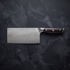 Iwakura Cleaver Knife – on the board