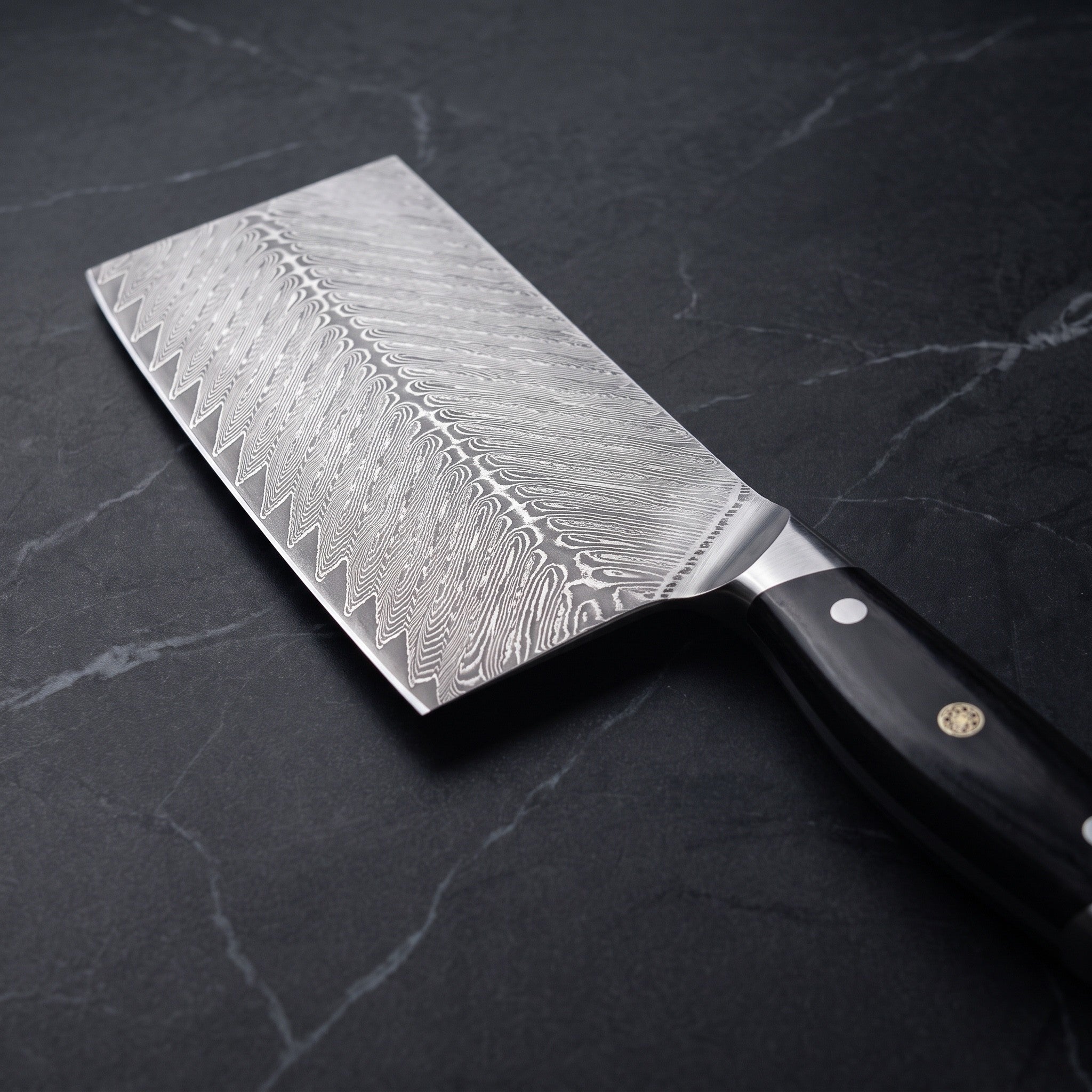 Iwakura Cleaver Knife – blade detail