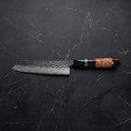 Kaminari Kiritsuke Chef-Slicer Knife – on the board