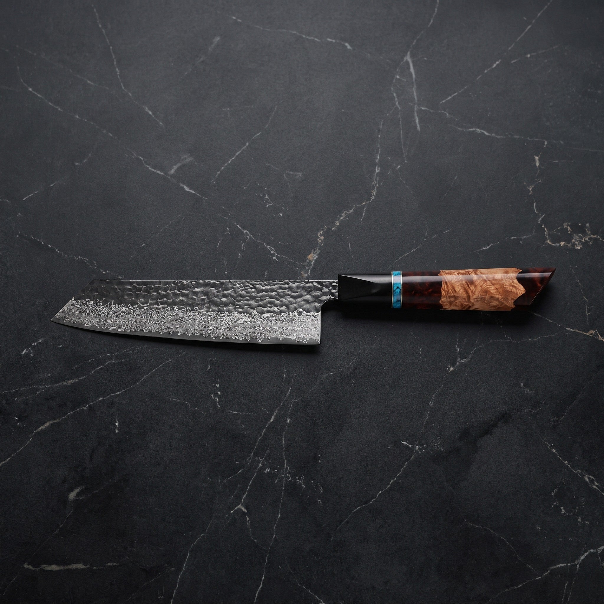 Kaminari Kiritsuke Chef-Slicer Knife – on the board