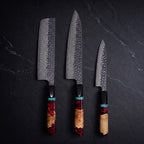 Kaminari Knife Trio (Gyuto, Nakiri & Petty) · hero