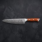 Kikyou Gyuto Chef Knife – on the board