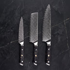Kinsei Knife Trio (Gyuto, Nakiri & Utility)