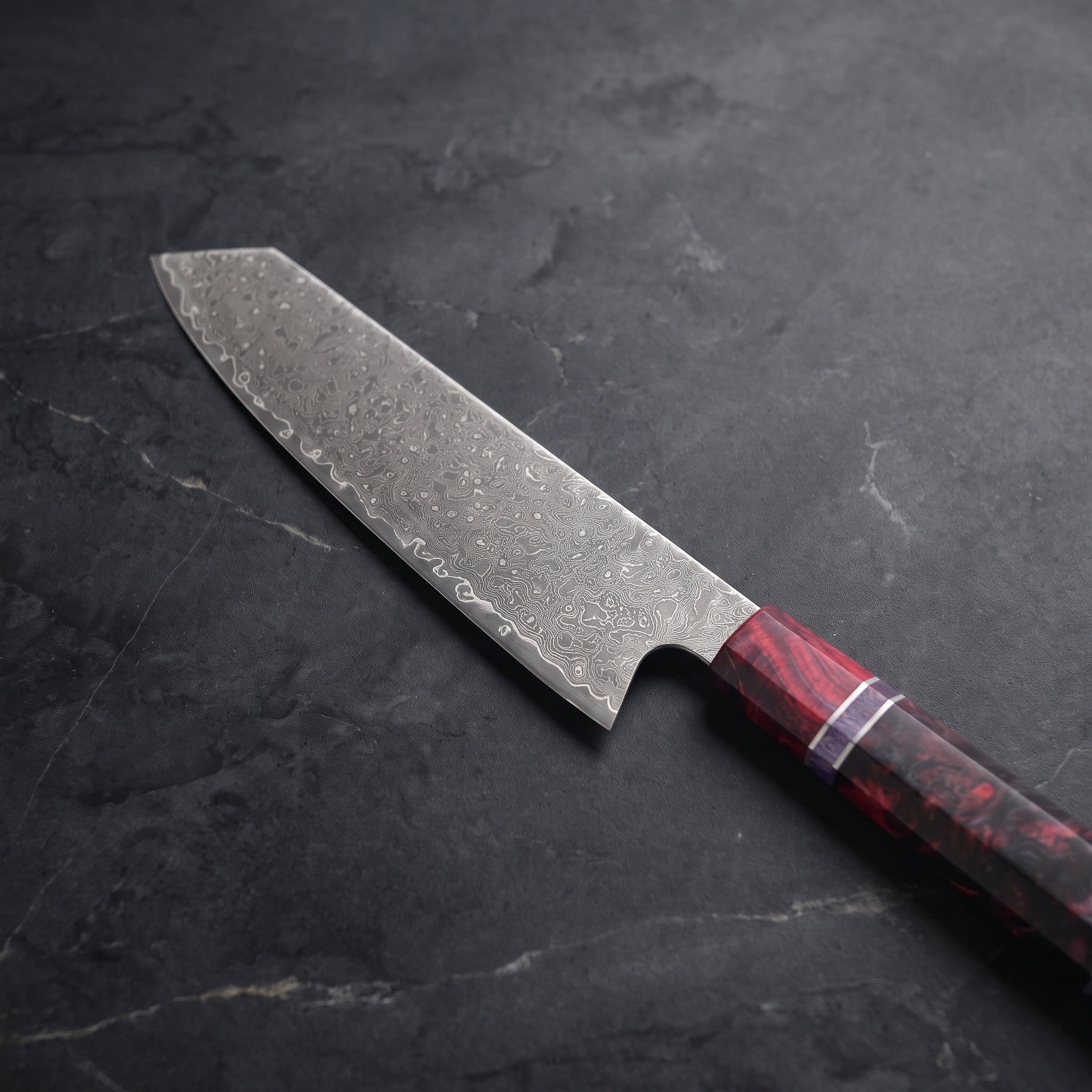 Kirameki Kiritsuke Chef-Slicer Knife – blade detail