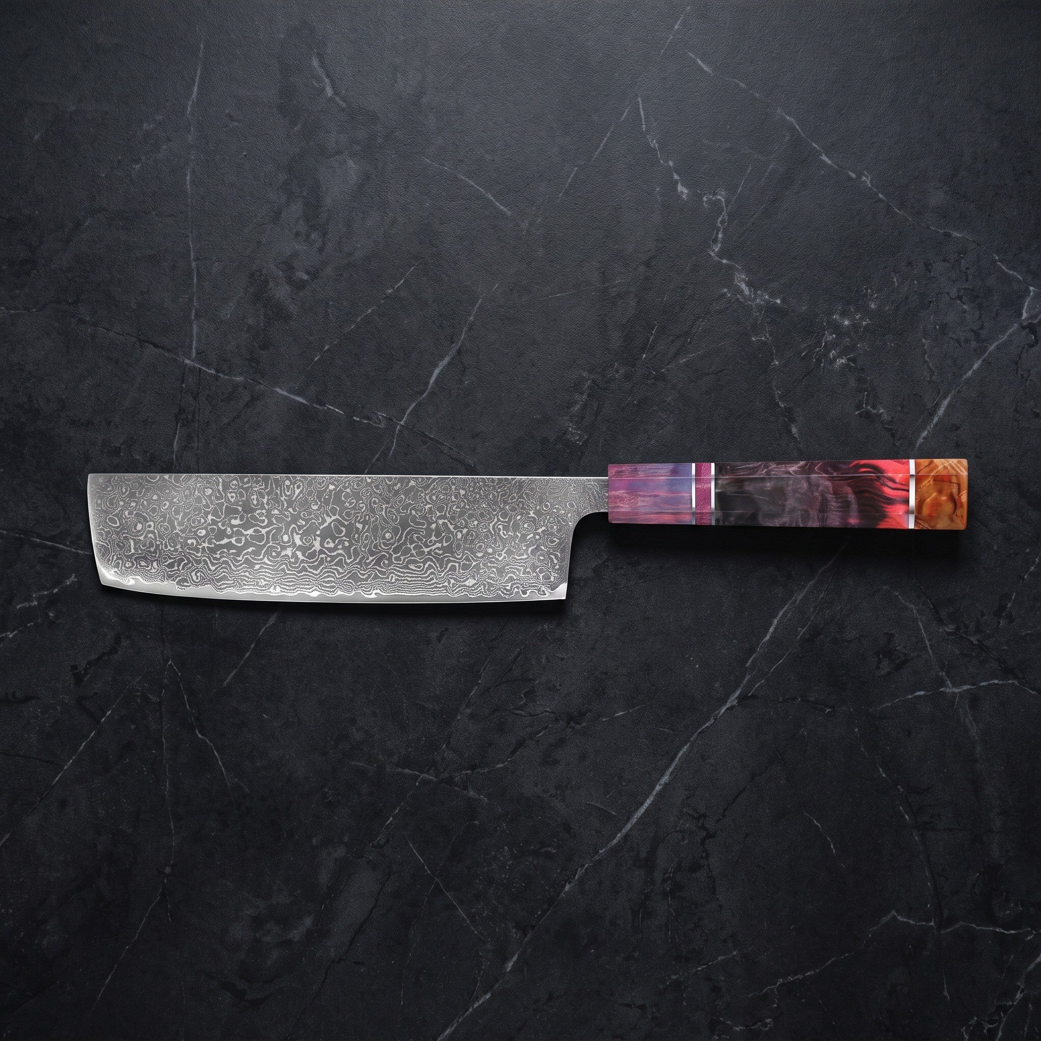 Kirameki Nakiri Vegetable Knife – on the board