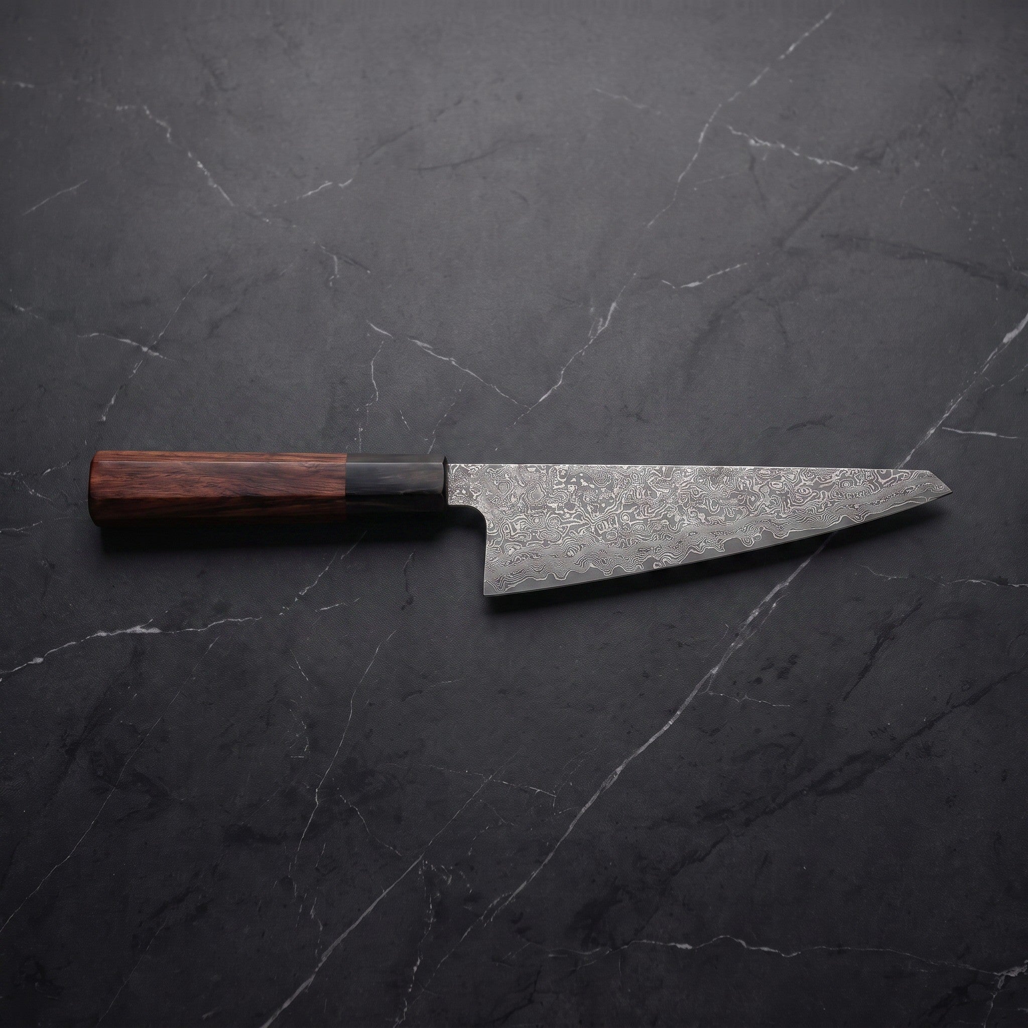 Kodama Honesuki Boning Knife – on the board