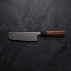 Kodama Nakiri Vegetable Knife – on the board