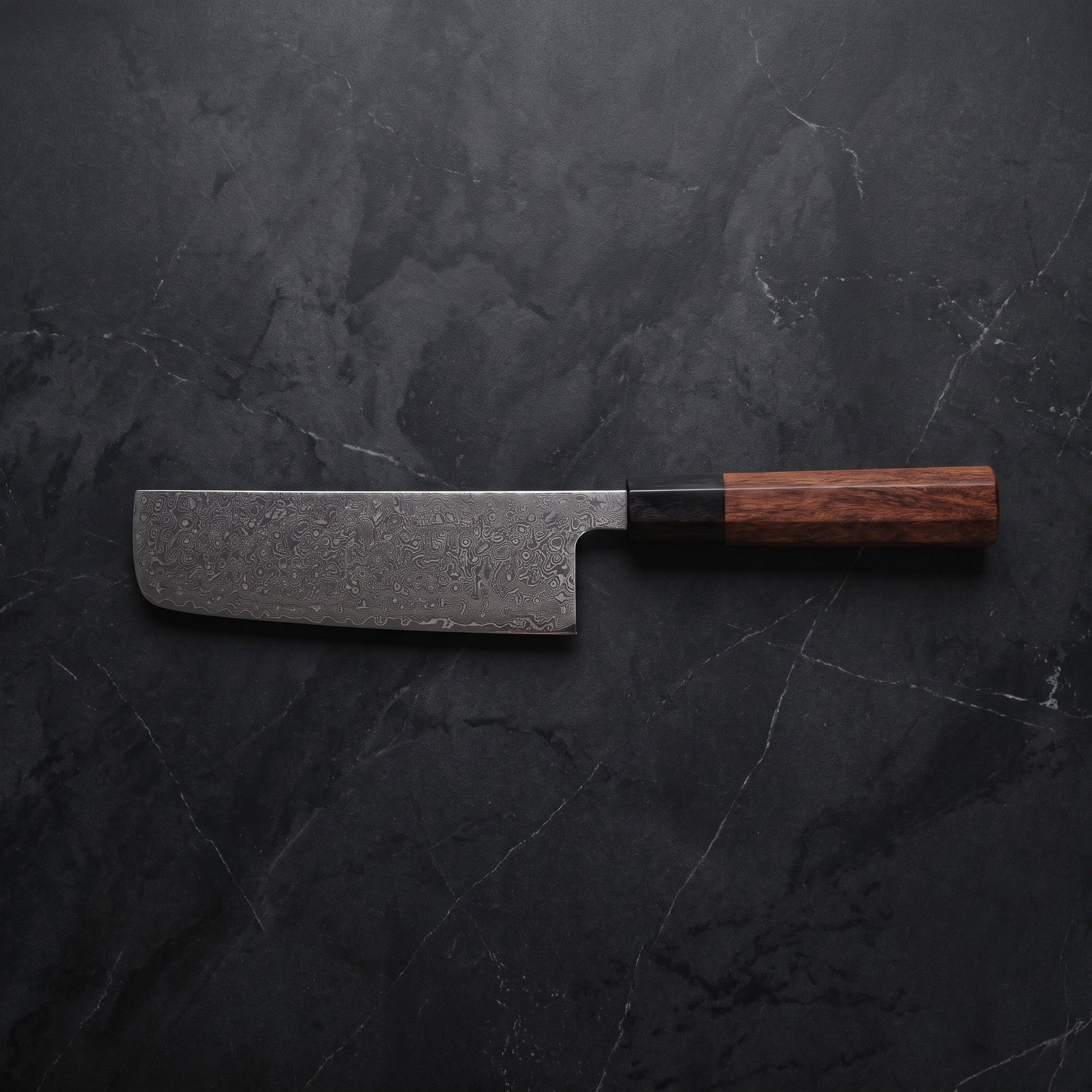 Kodama Nakiri Vegetable Knife – on the board