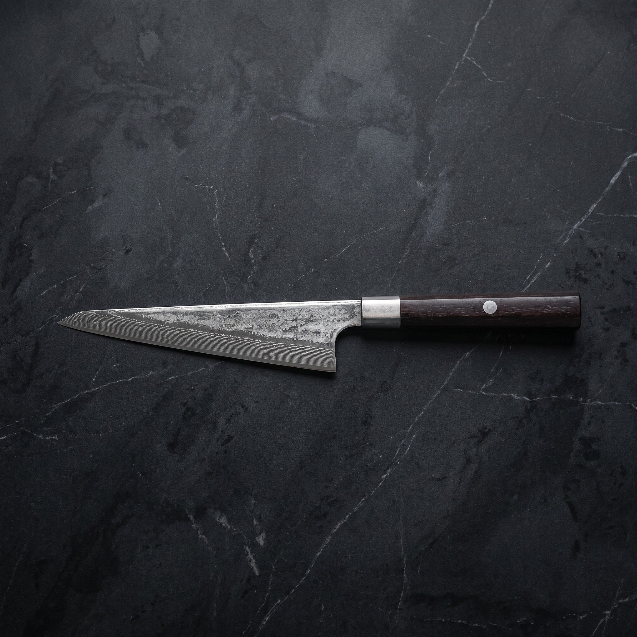 Kohaku Honesuki Boning Knife – on the board