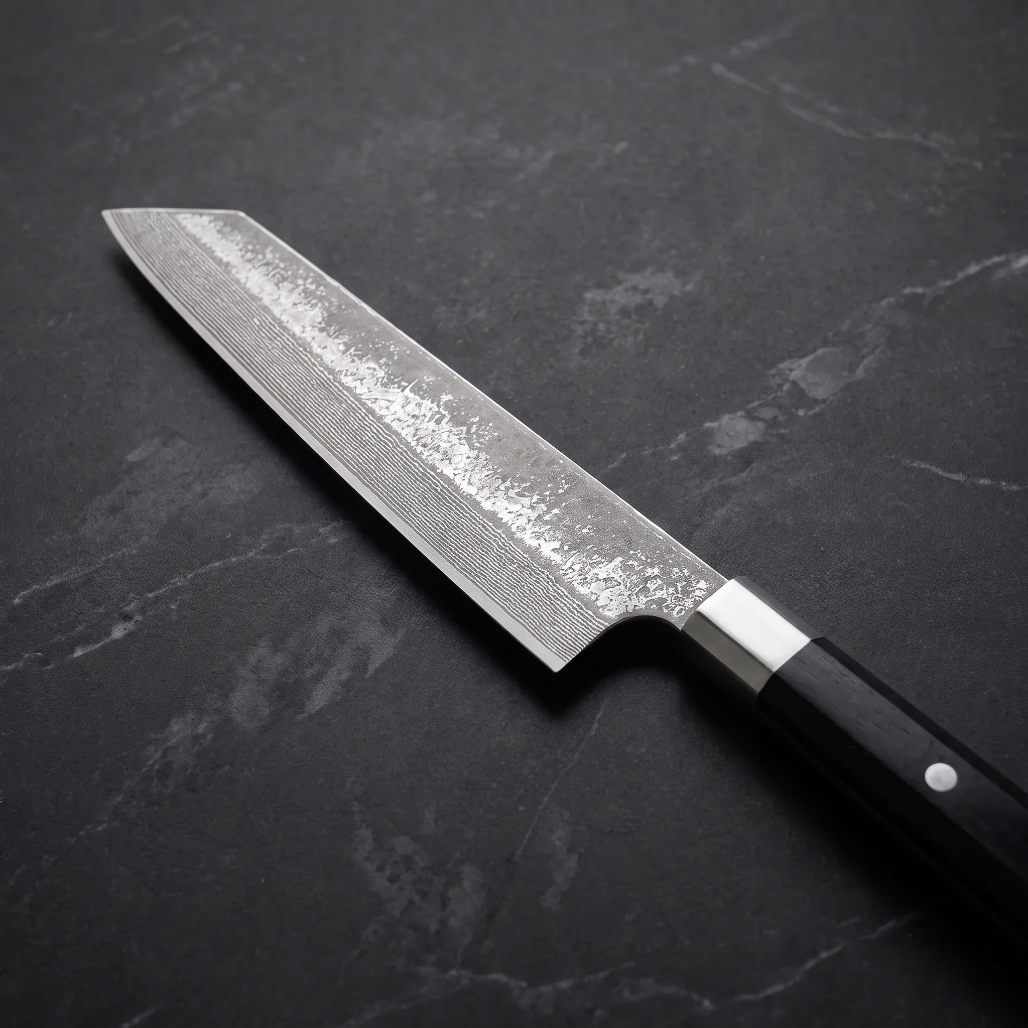 Kohaku Kiritsuke Chef-Slicer Knife – blade detail