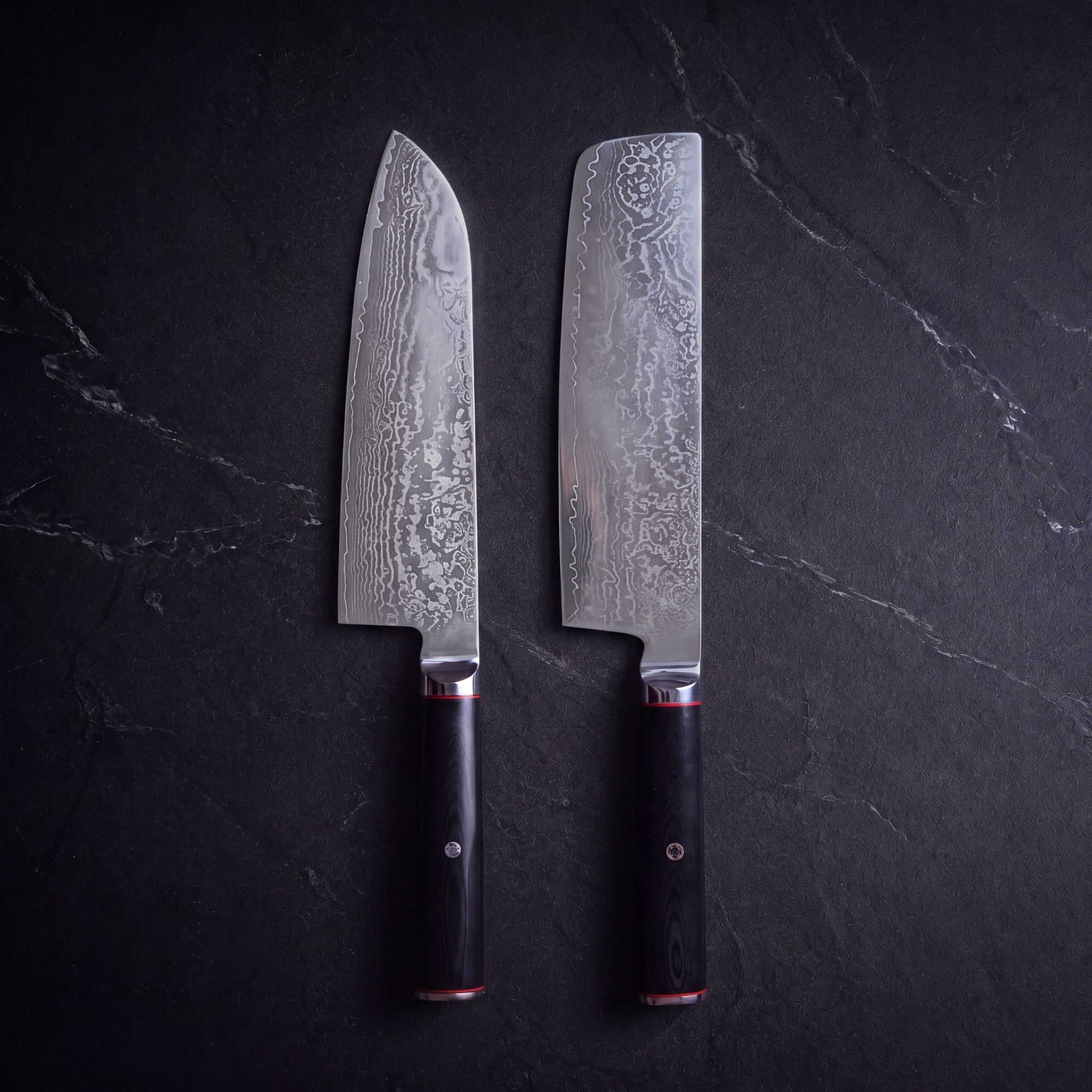 Kohaku Knife Duo (Santoku & Nakiri) · hero