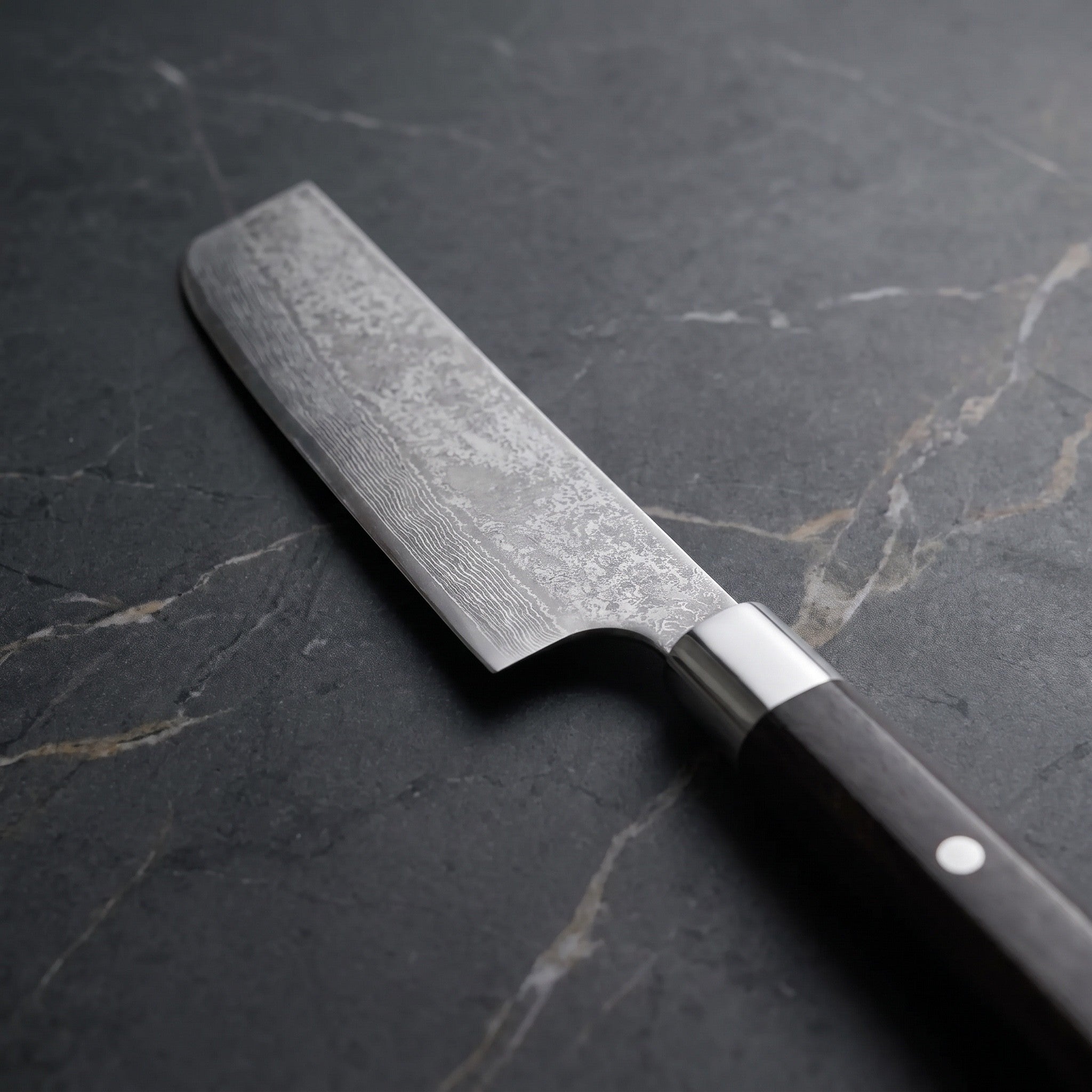Kohaku Nakiri Vegetable Knife – blade detail