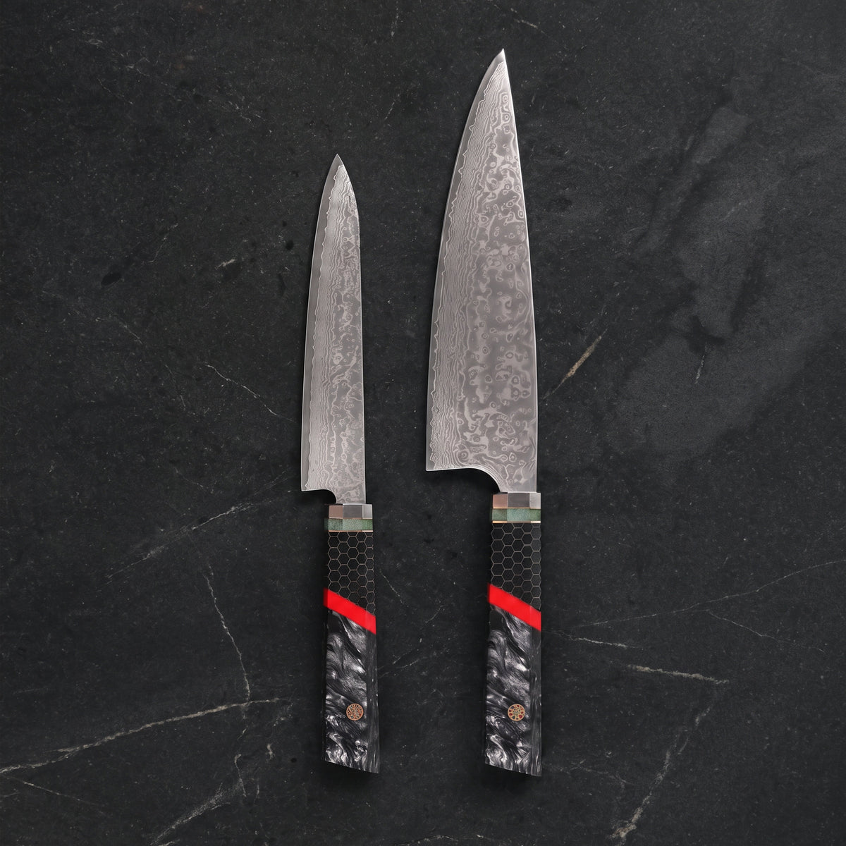 Kokutan Knife Duo (Gyuto & Petty)