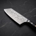 Kurenai Cleaver Knife – blade detail