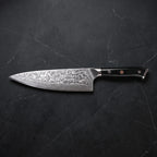 Kurenai Gyuto Chef Knife – on the board
