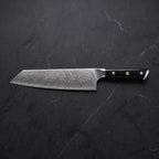 Kurenai Kiritsuke Chef-Slicer Knife – on the board